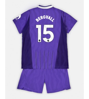 Tottenham Hotspur Lucas Bergvall #15 Tredjetrøje Børn 2026-27 Kortærmet (+ Korte bukser)
